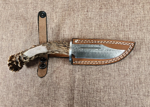 4" Damascus Clip Point B04