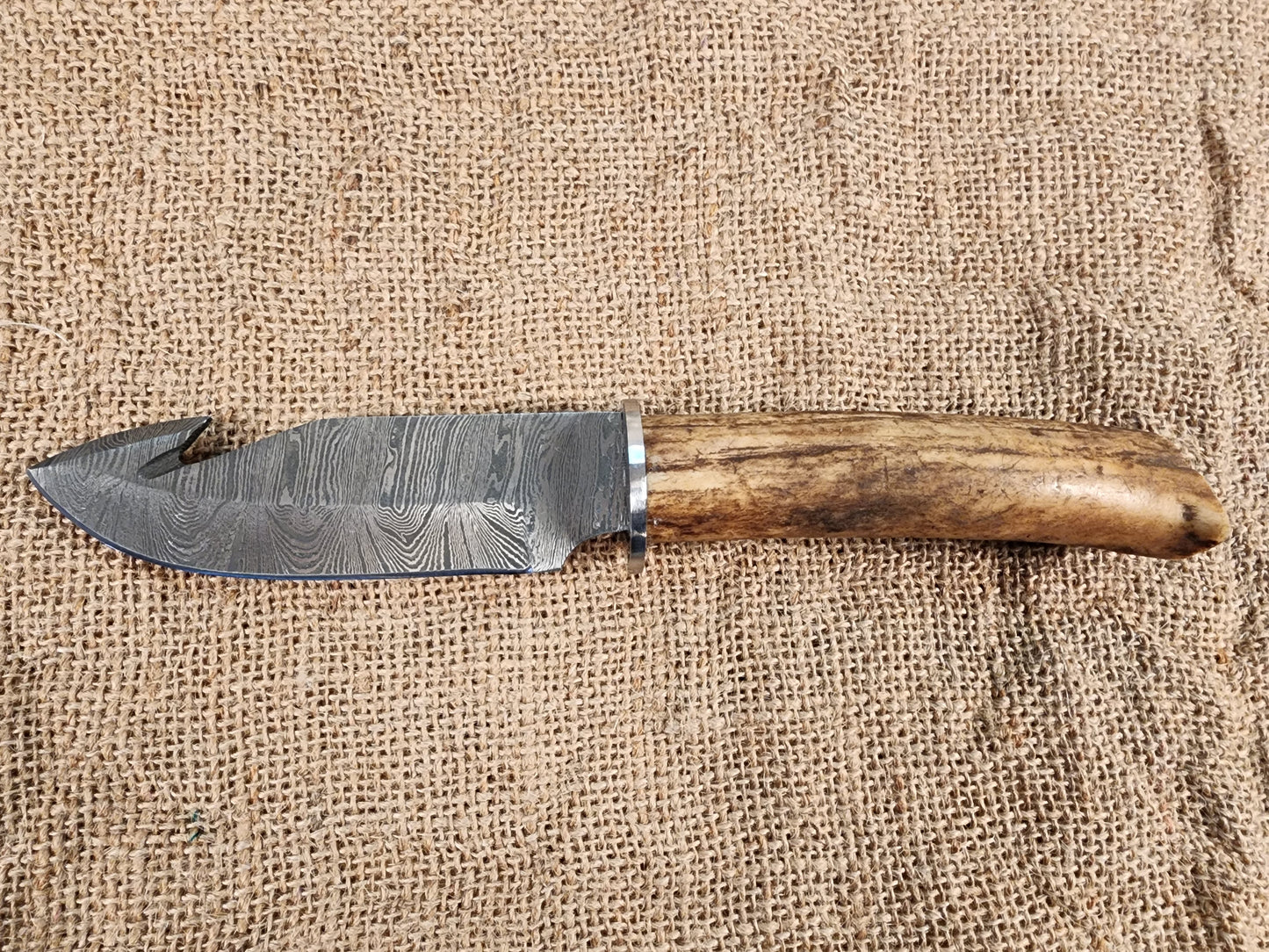 5" Damascus Gut Hook #120