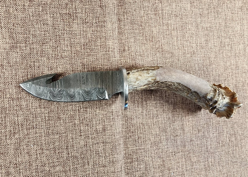4" Damascus Gut Hook A06