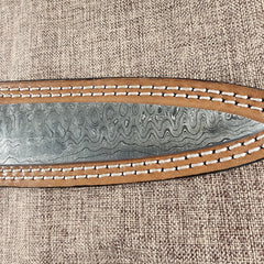 6" Damascus Spear Point #80