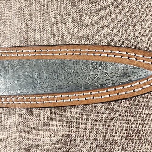 6" Damascus Spear Point #80