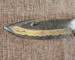 5" Damascus Gut Hook #51