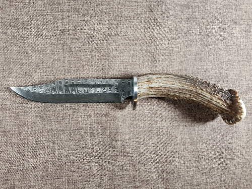 6" Damascus Clip Point #73