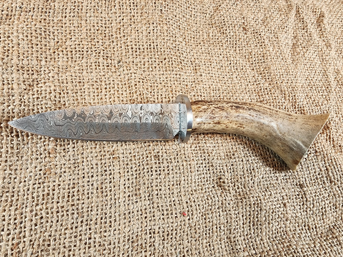 4" Damascus Drop Point #151