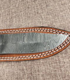 5" Damascus Drop Point #114