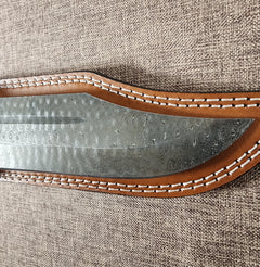 8" Damascus Bowie #167