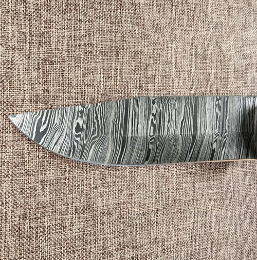 6" Damascus Drop Point #125