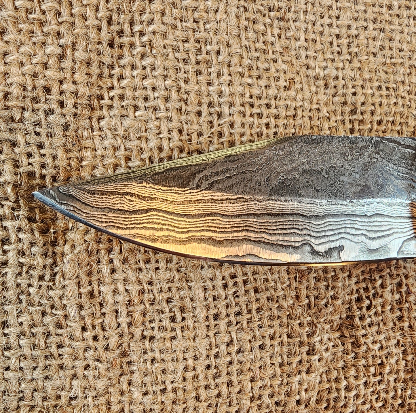 4" Damascus Drop Point #36