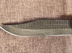 6" Damascus Clip Point 3B04