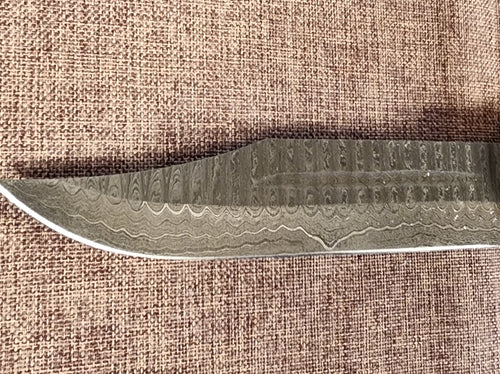 6" Damascus Clip Point 3B04