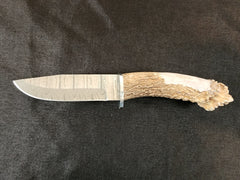 5" Damascus Drop Point #62