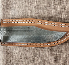 5" Damascus Clip Point #49