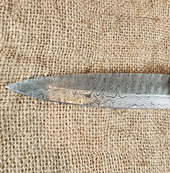 6" Damascus Spear Point #16
