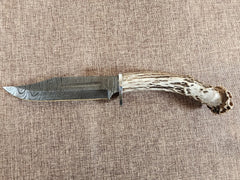 6" Damascus Clip Point #122
