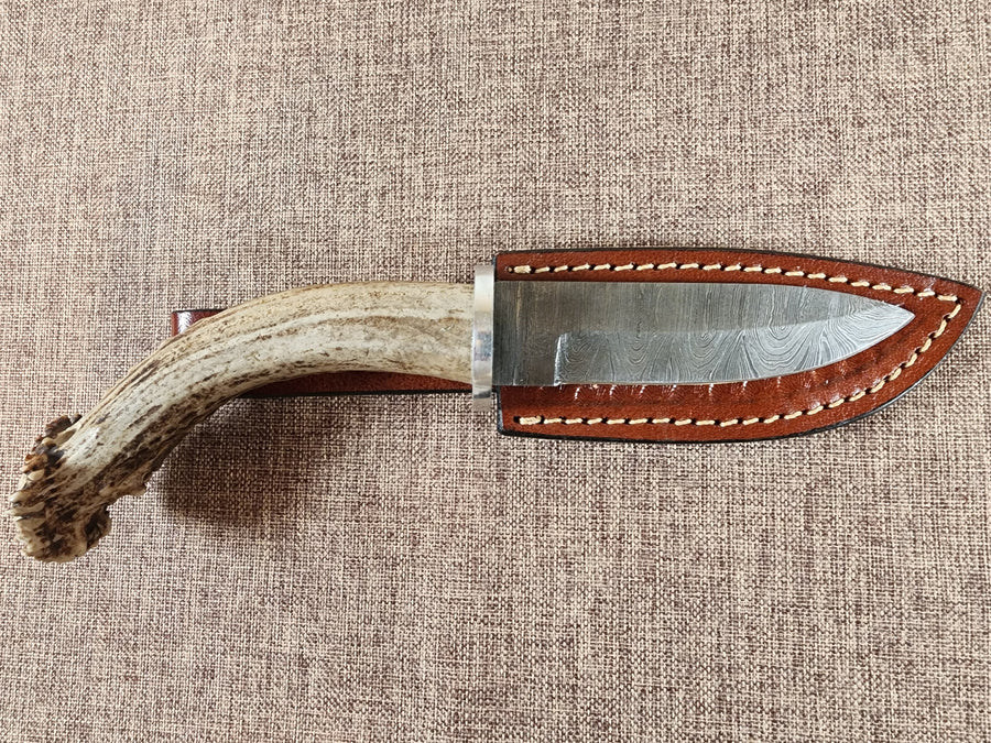 4" Damascus Drop Point #31