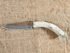 4" Damascus Spear Point #28