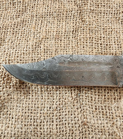 4" Damascus Clip Point #99