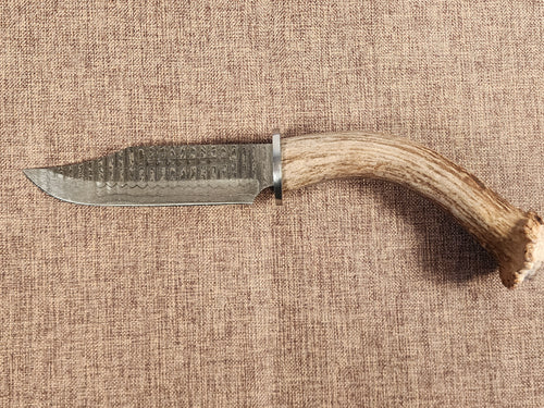 5" Damascus Clip Point 2B09