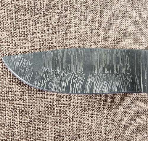 4" Damascus Drop Point #105