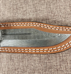 5" Damascus Clip Point #01