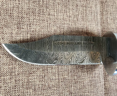4" Damascus Clip Point B08
