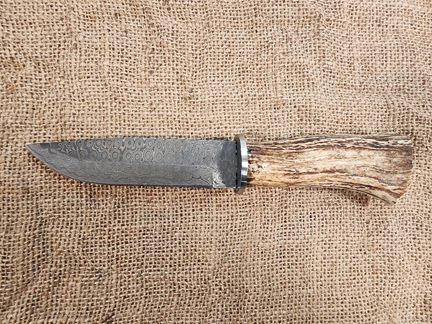 5" Damascus Drop Point #132