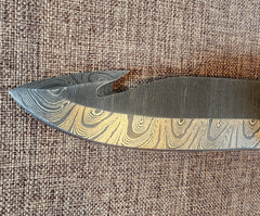 5" Damascus Gut Hook #46