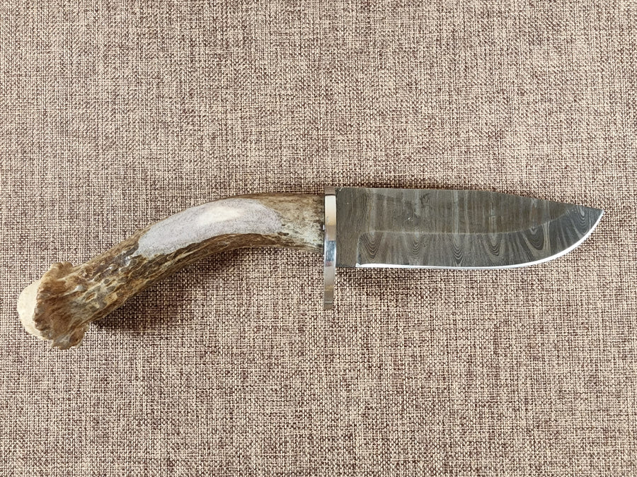 4" Damascus Drop Point #40