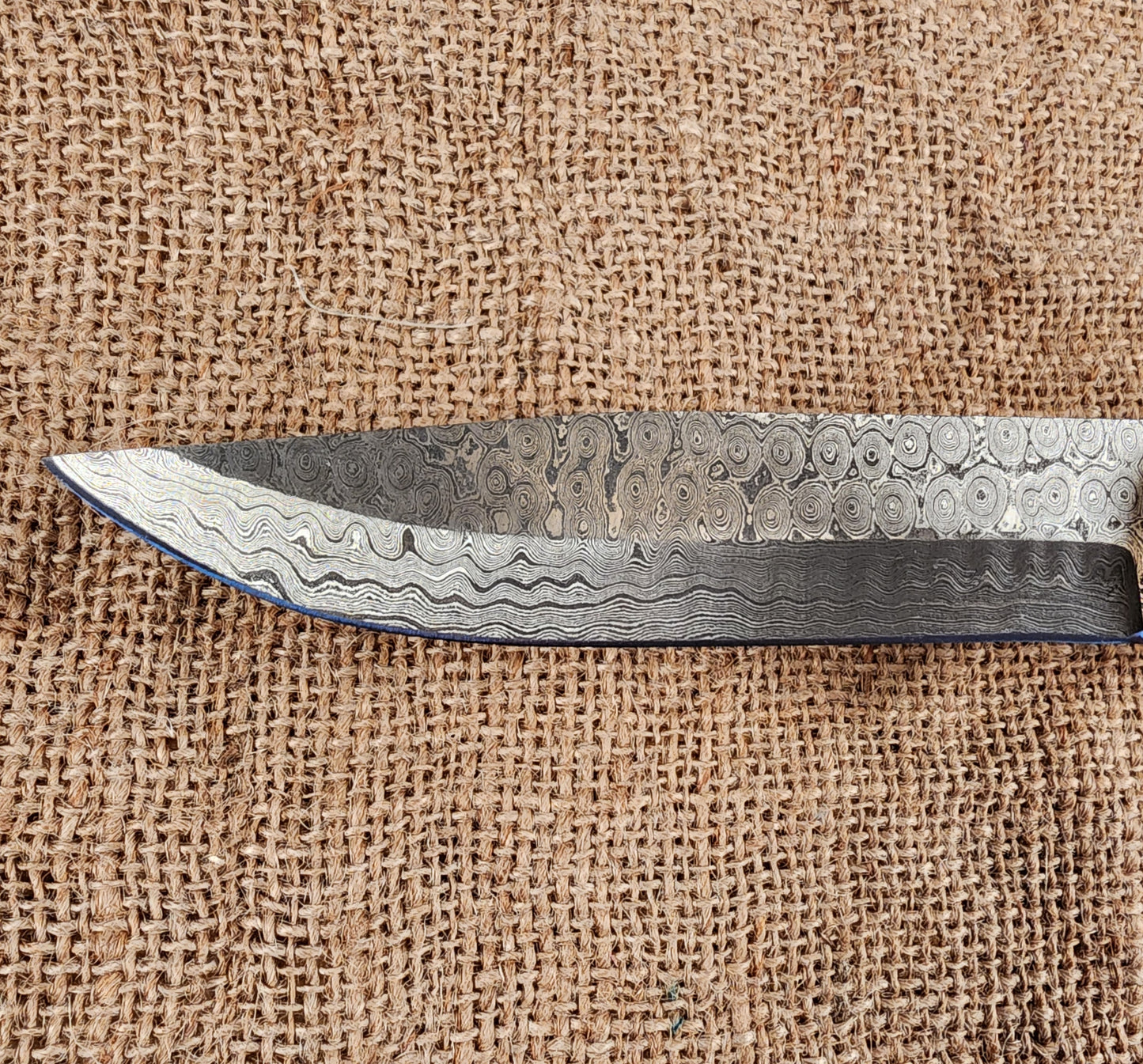 6" Damascus Drop Point #106