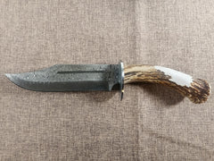 8" Damascus Bowie #165