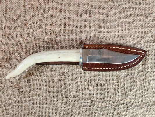 4" Damascus Clip Point #17