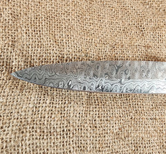 6" Damascus Spear Point #17