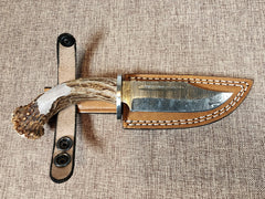 4" Damascus Clip Point B10