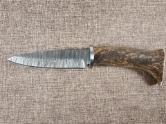 4" Damascus Spear Point #30