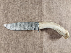 6" Damascus Drop Point #125