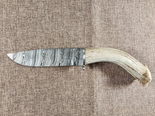 6" Damascus Drop Point #125