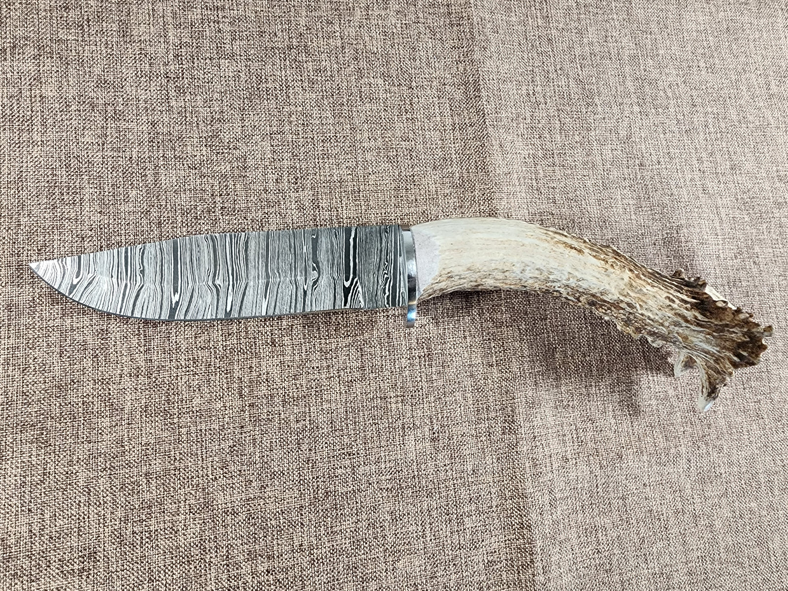 6" Damascus Drop Point #126