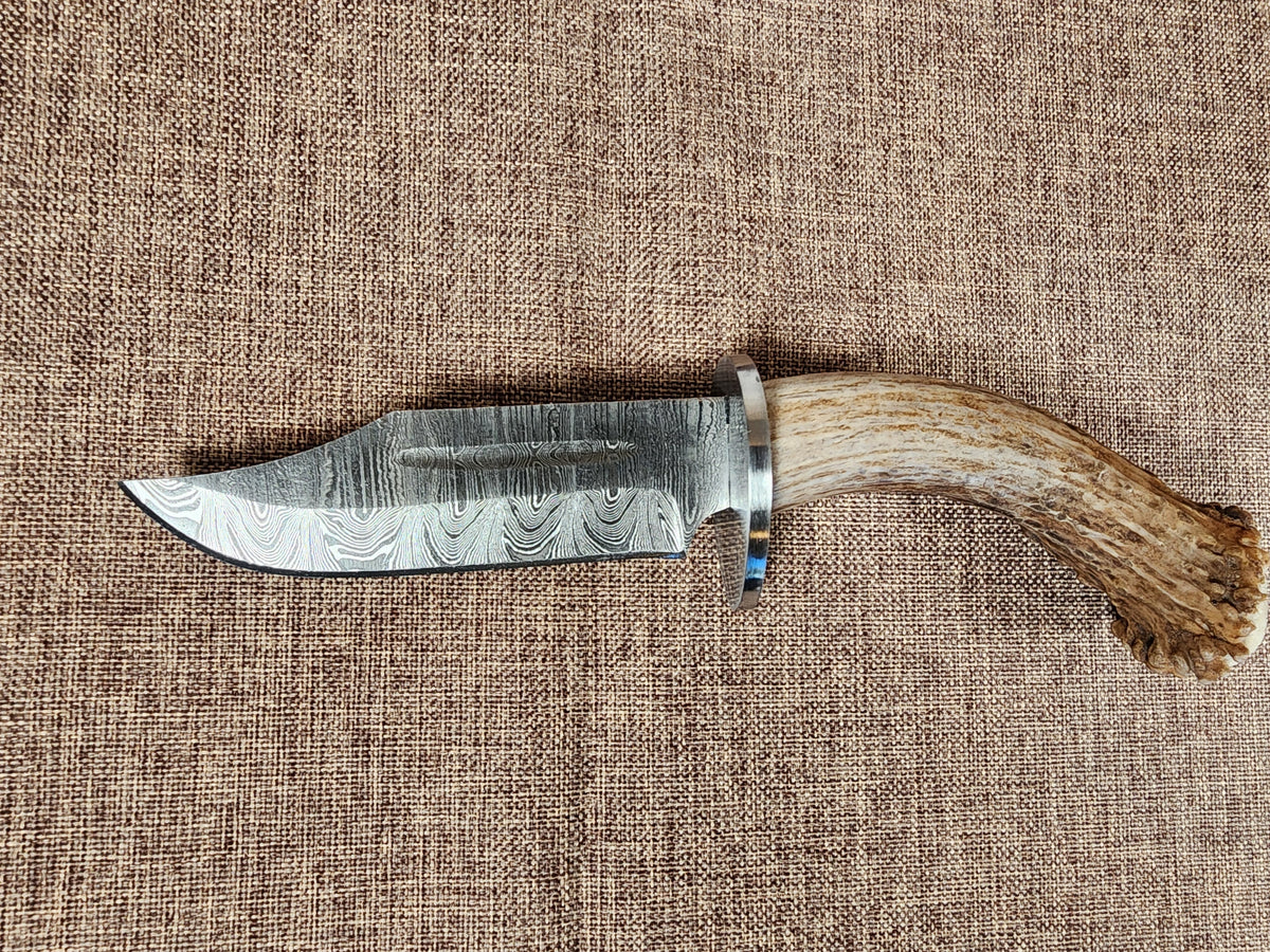 4" Damascus Clip Point B10