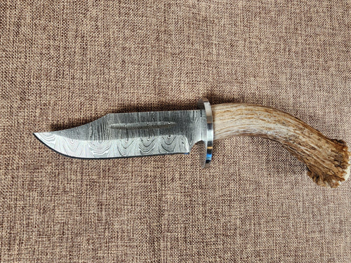 4" Damascus Clip Point B10