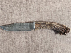 5" Damascus Clip Point 2B01