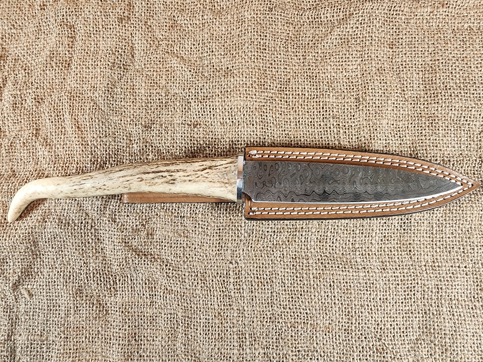 6" Damascus Spear Point #17