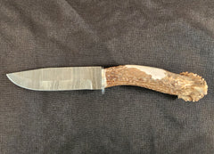 6" Damascus Drop Point #26