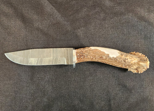 6" Damascus Drop Point #26