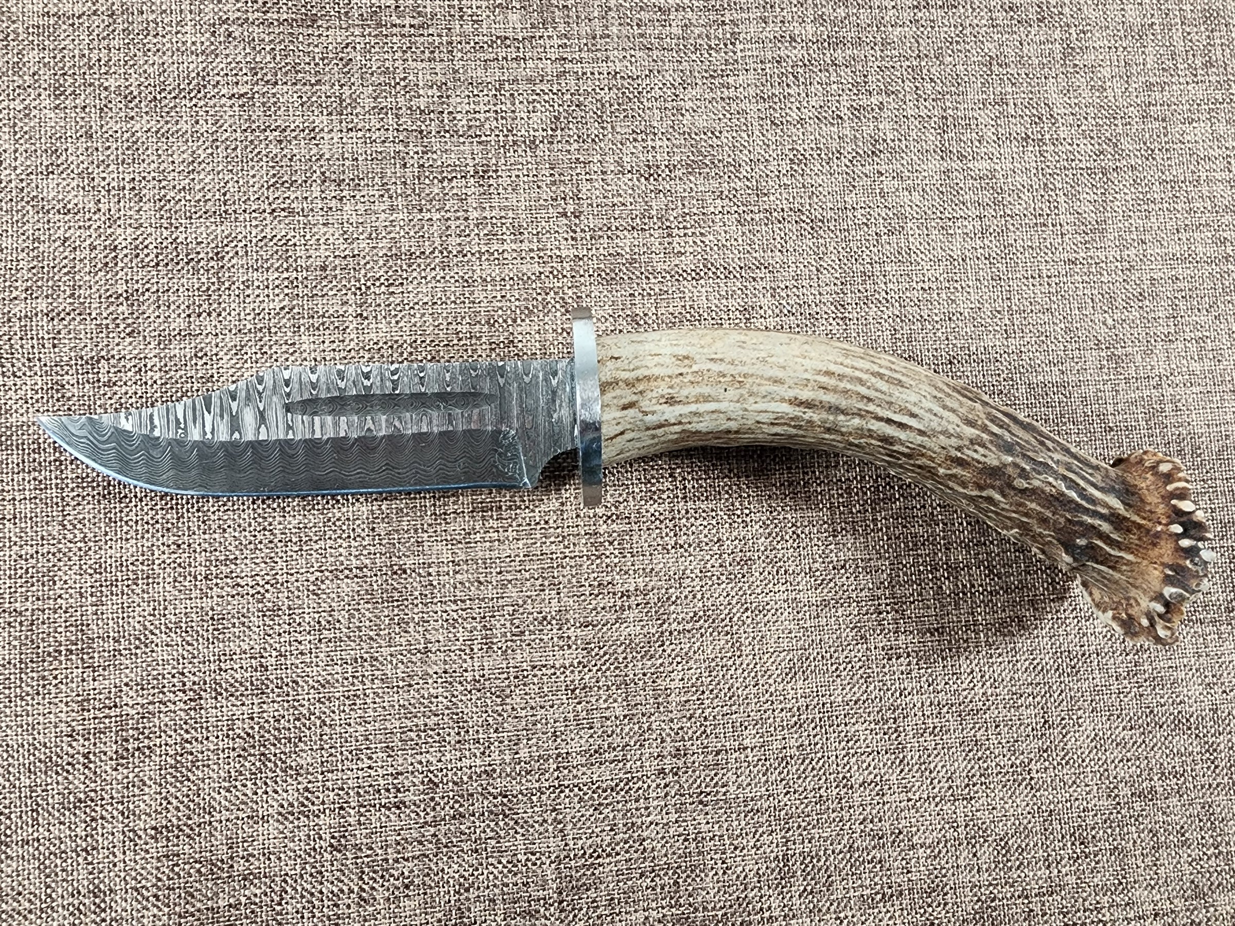 4" Damascus Clip Point #38