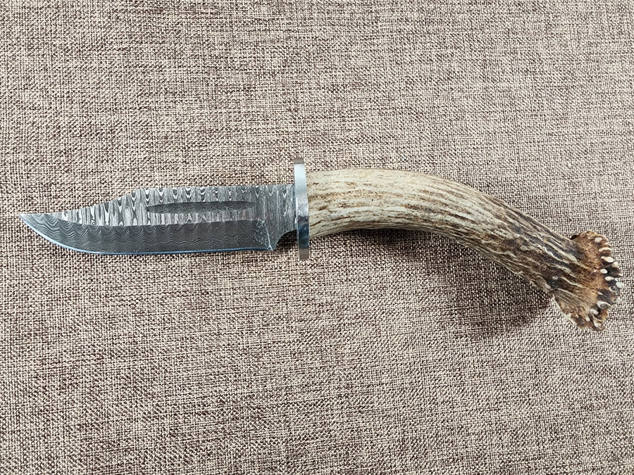 4" Damascus Clip Point #38