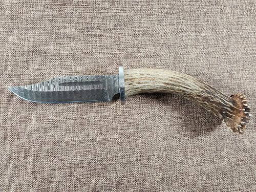 4" Damascus Clip Point #38