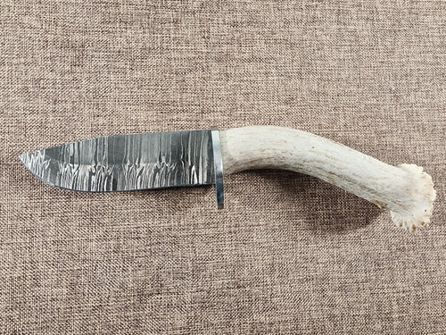4" Damascus Drop Point #43