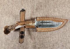 4" Damascus Clip Point B06