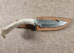 5" Damascus Gut Hook #47