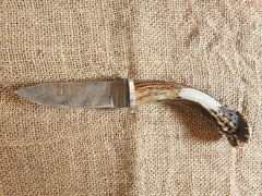4" Damascus Drop Point #41